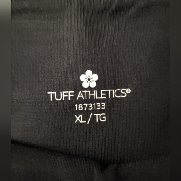 NEW- Tuff Athletics Black Leggings, Size XL (32) - Picture 3 of 5